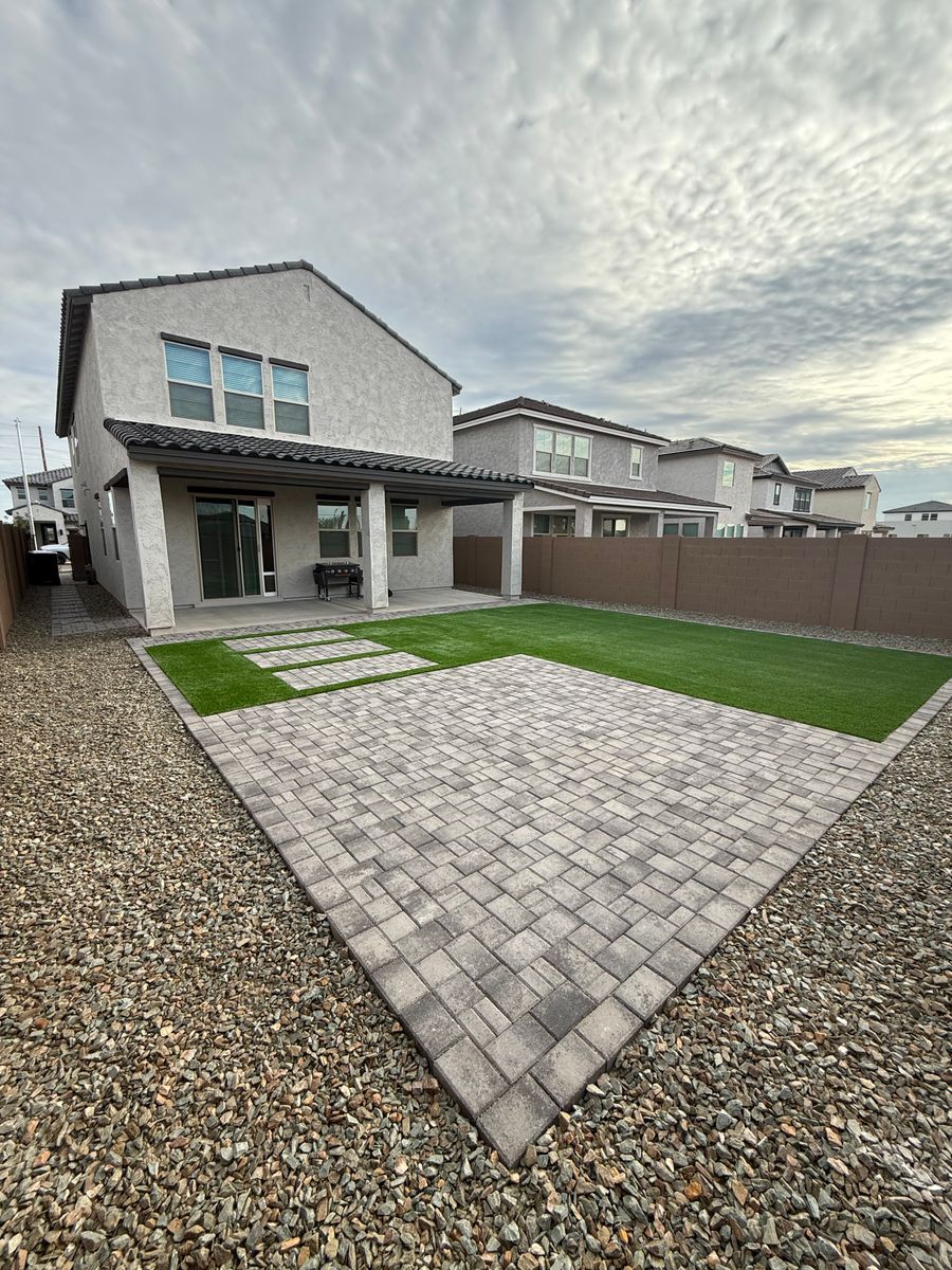 Pavers, Travertine & more for Zeescapes Design Concepts in Mesa, AZ
