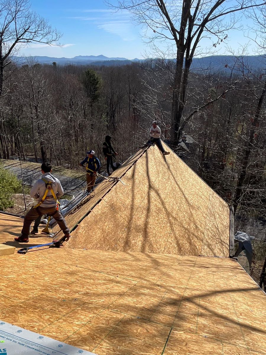 Re-Roofing for RJ Roofing in Brevard, NC