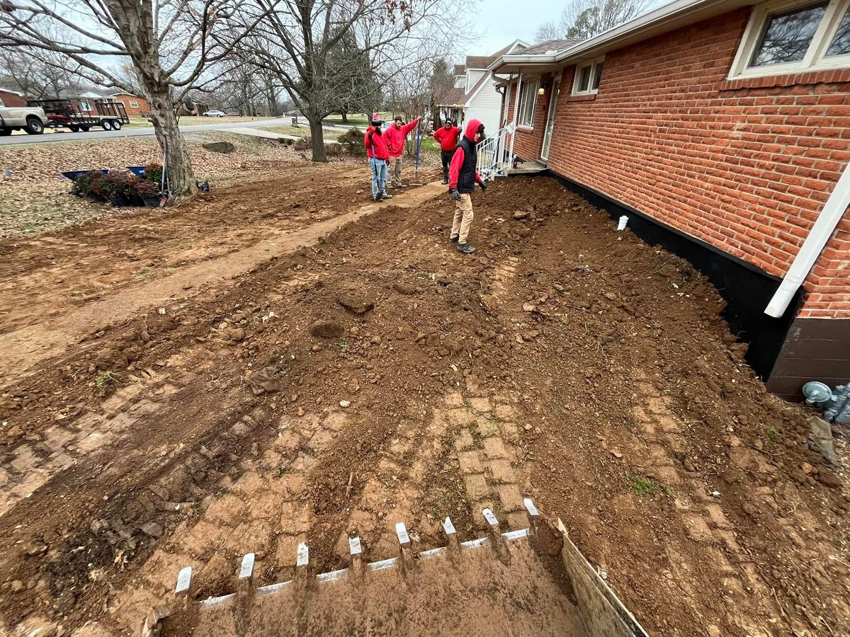 Land Grading for Real Deal Lawn Care in Goodlettsville, TN