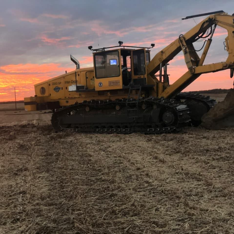 Dozer & Backhoe Work for Opdahl Farm Drainage in Fulda, MN