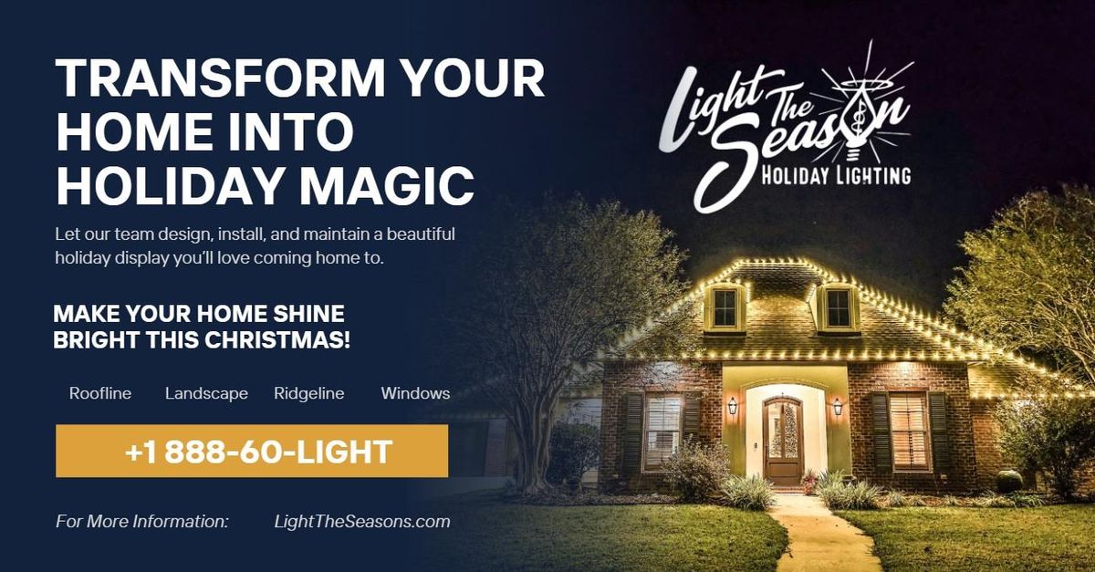 Fascia and Rooflines for Light the Season in Lafayette Parish,  LA