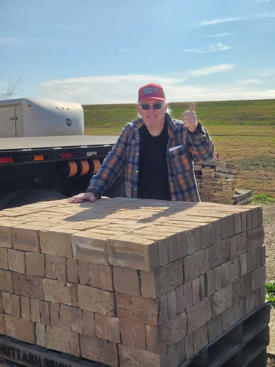 Bulk Brick Delivery for Huttash Brick Sales in Dallas, TX