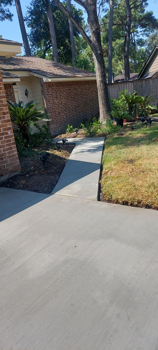 Sidewalks for Slabs on Grade - Concrete Specialist in Spring, TX