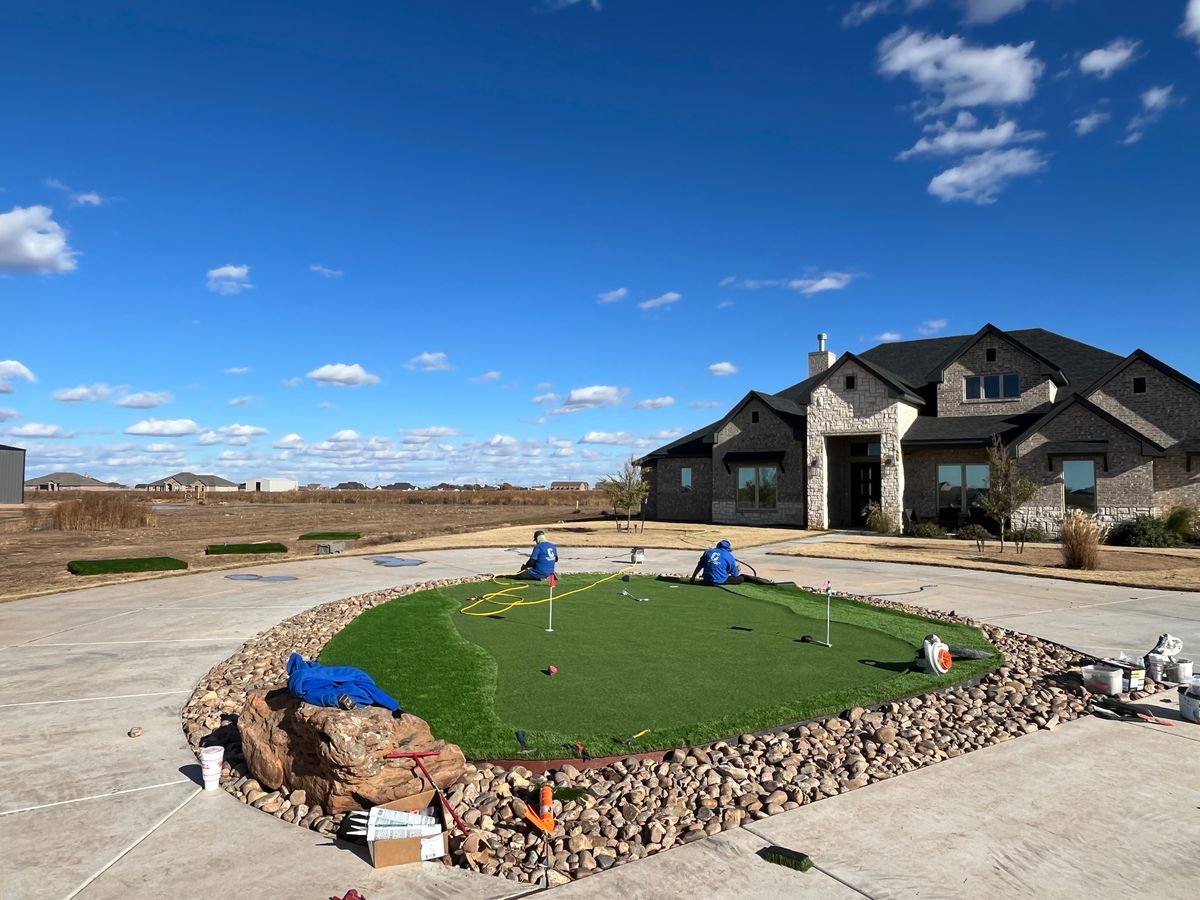 Landscape Installation for Cole Landscaping & Pools, LLC in Amarillo, TX