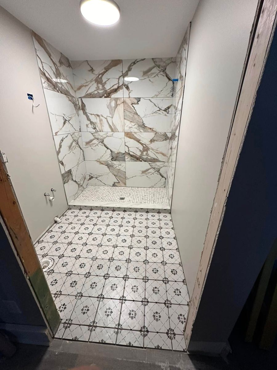 Bathroom Tiling Installation for Rangel Flooring & Demolition LLC in Raleigh, NC