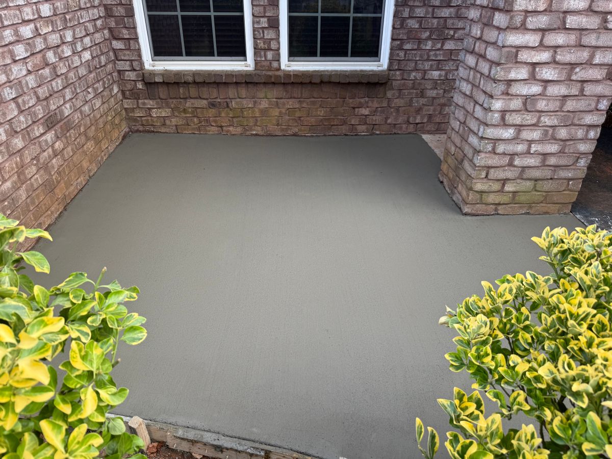 Patio Installation for Martinez Concrete Services in Griffin, GA