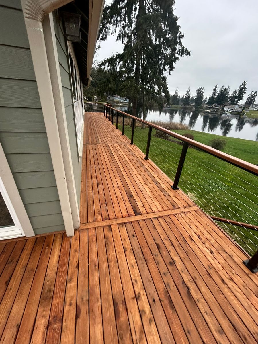 Deck & Patio Installation for Racketty Boom Construction  in Centralia, WA