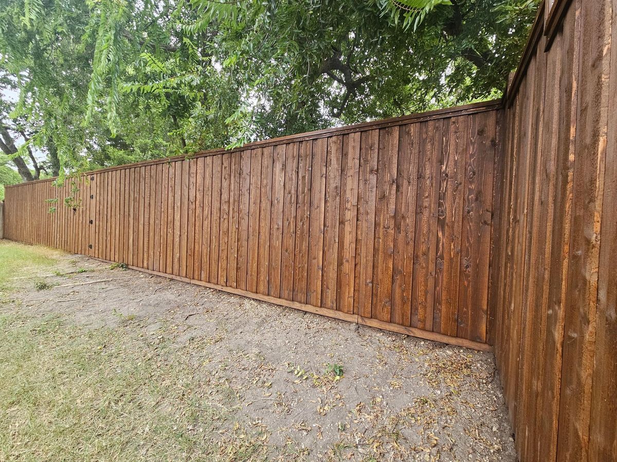 Fence Restoration for Armor Fence Staining in Highland Village, TX