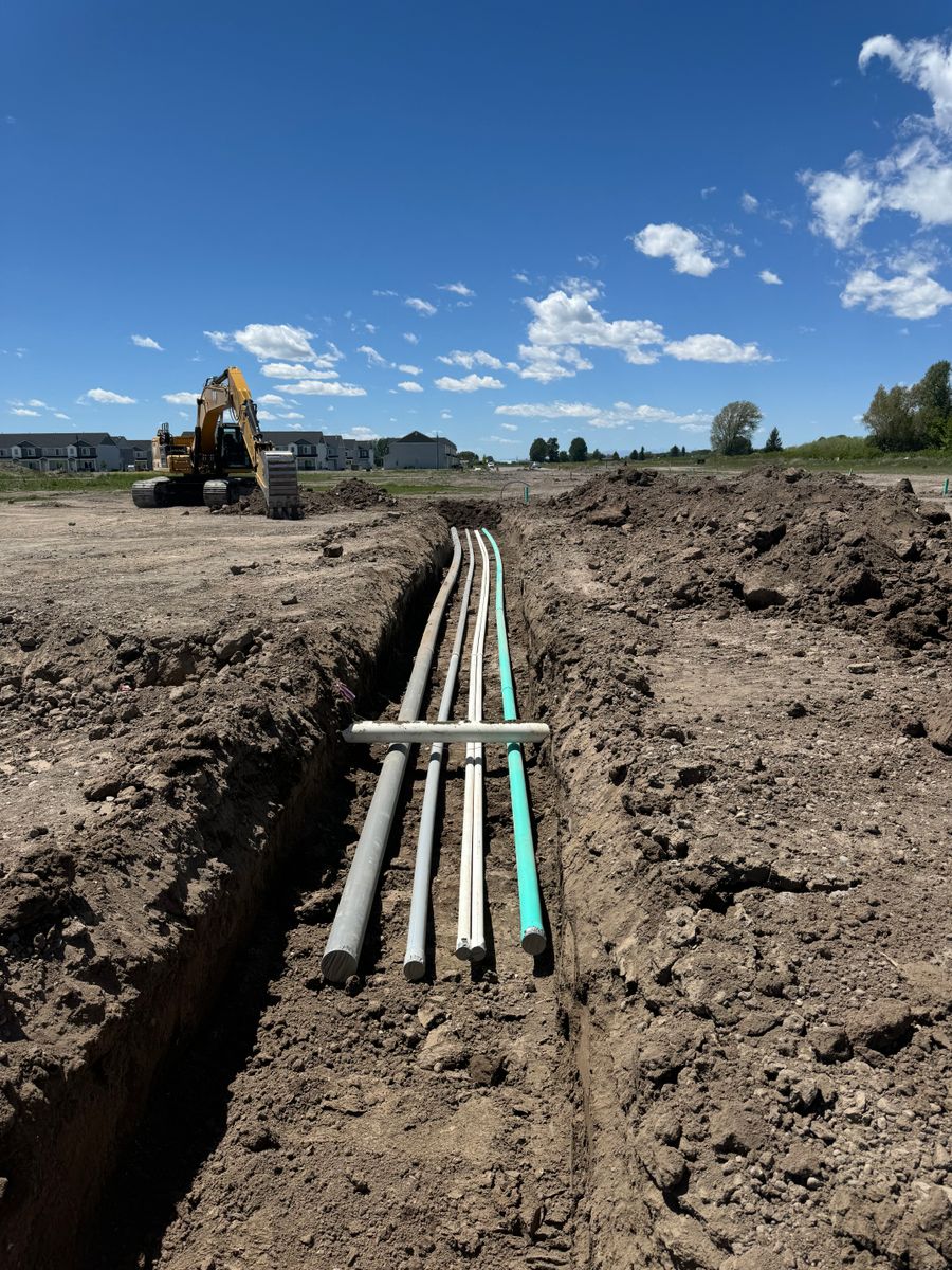 Sewer & Water Lines for Steed Trucking and Excavation in Rexburg, ID