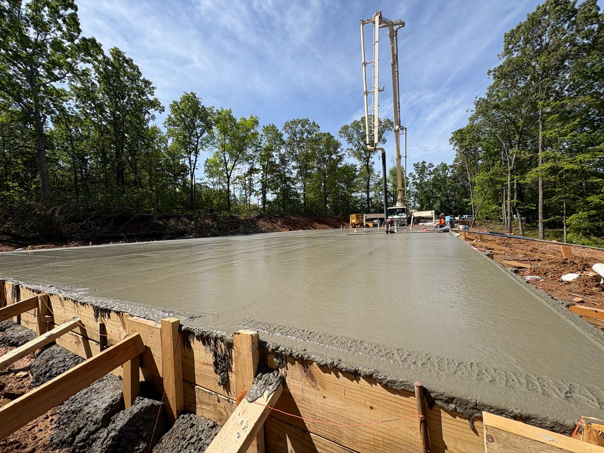 Concrete for Allred Construction in Heflin, AL