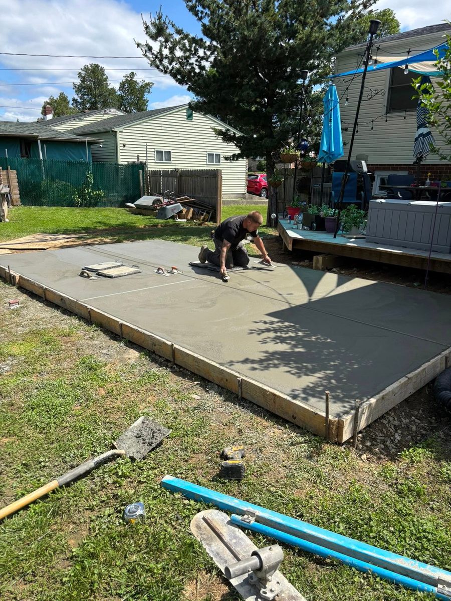 Patio Design & Construction for DiMaggio & Son's Masonry in Aston, PA
