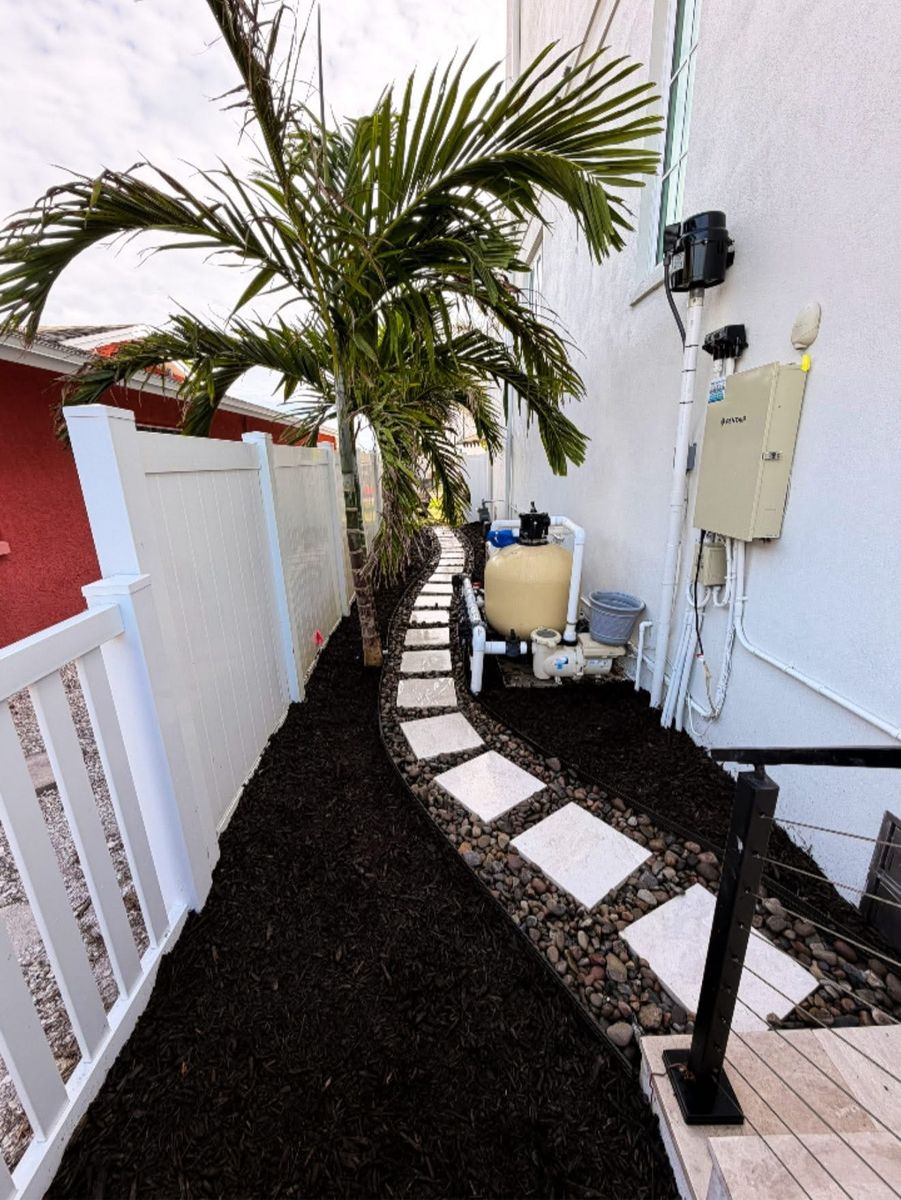 Landscape Design for Team Tolson Landscape in Tampa Bay, FL