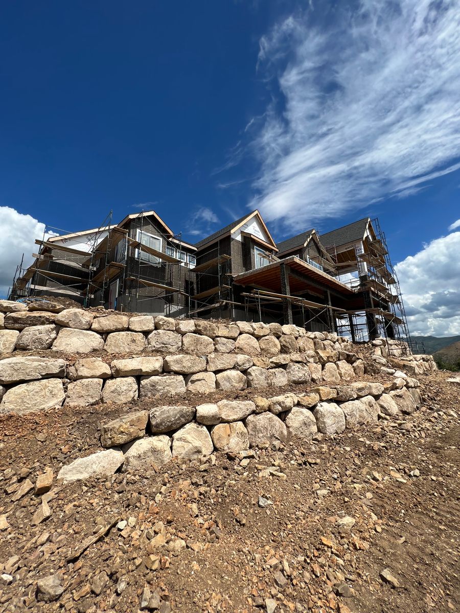 Site Preparation for Premier Rockwall & Excavating in Utah County, UT