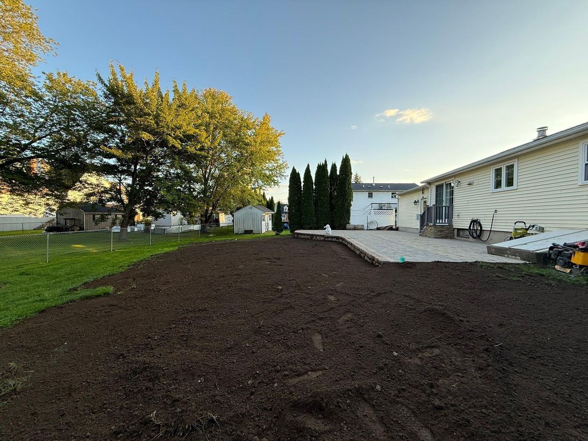 Site Work for Lennon Land Management in Suffield, CT