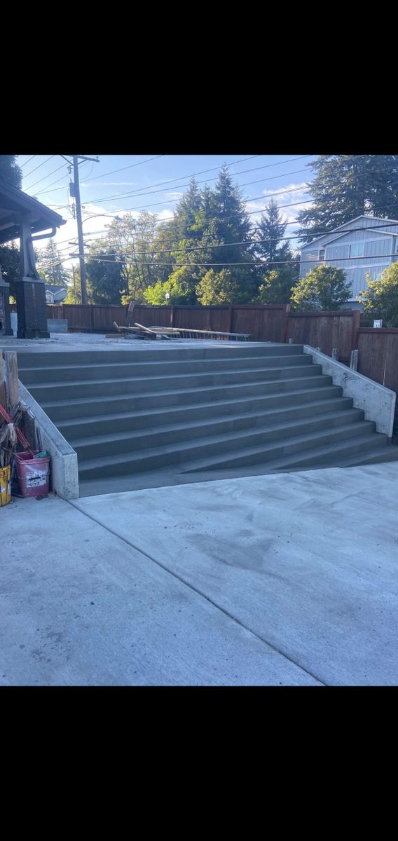 Stair Design & Installation for Mafileo Concrete in San Francisco, CA