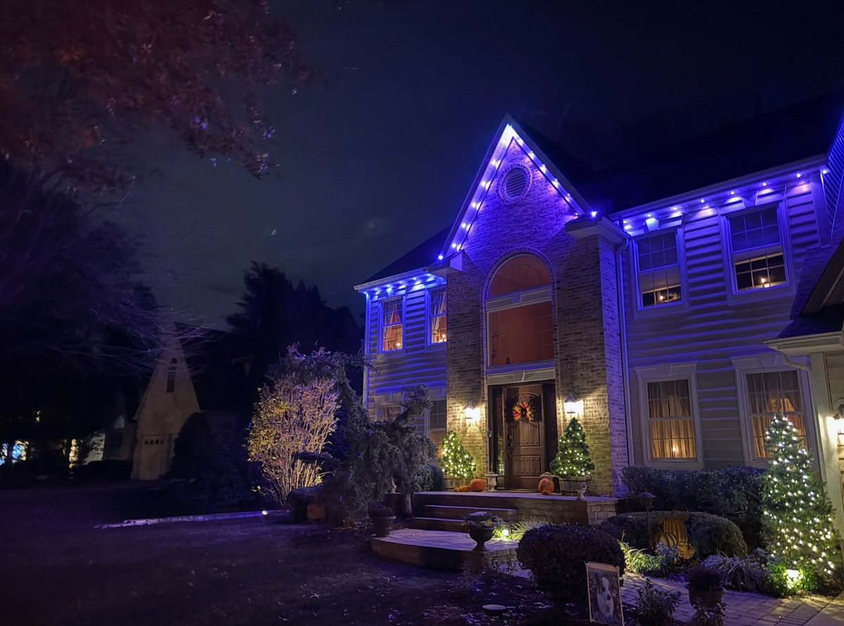 Govee Light Installation for Nuflo Gutter Cleaning & Pressure Washing in Blackwood, NJ