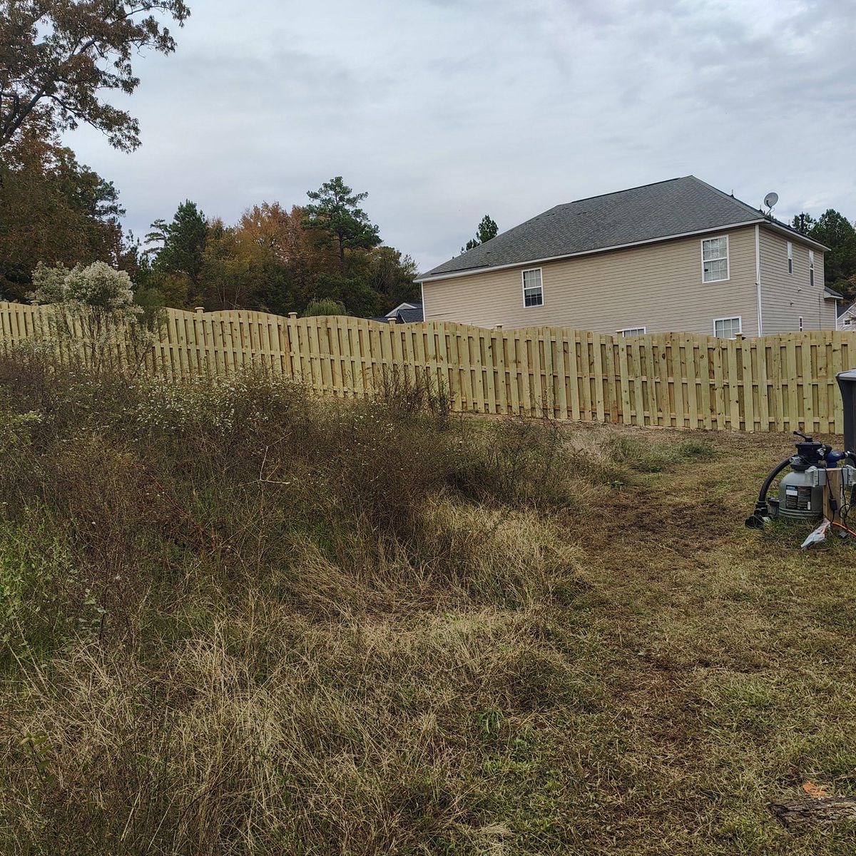 Fence Installation for JB Nealy Fence in Elgin, SC