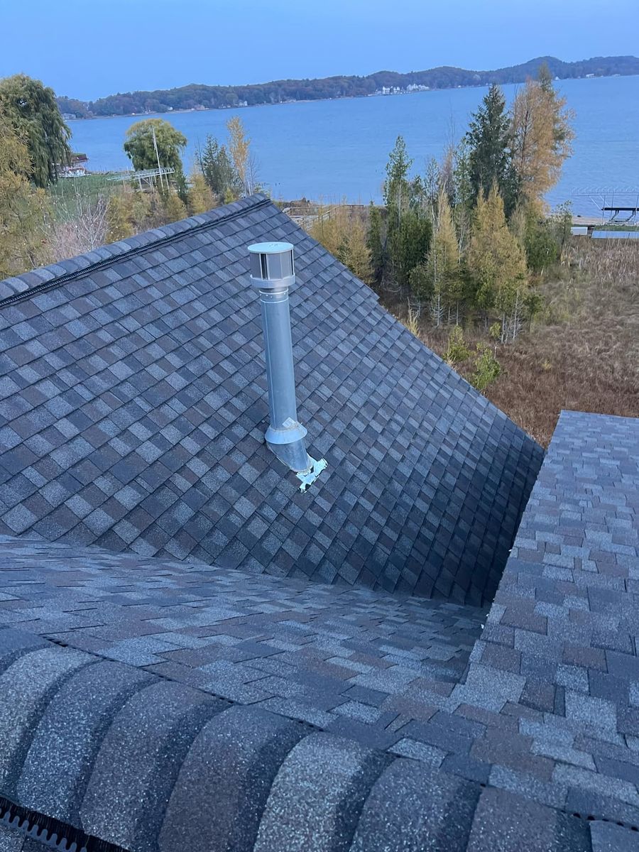Roofing Installation for Buck's Exteriors in Manistee, MI