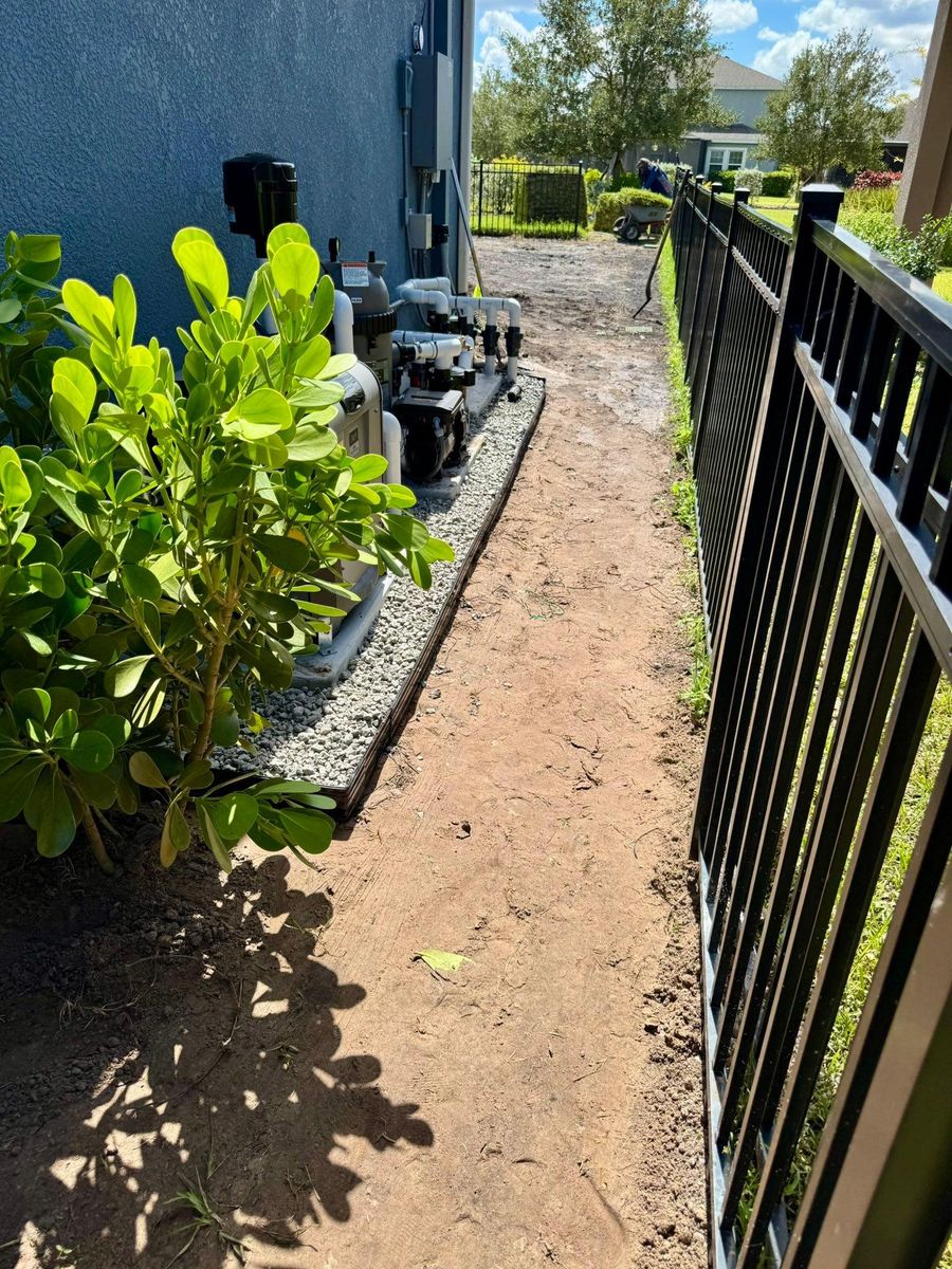 Excavation for Shoreside Property Services in Apollo Beach, FL