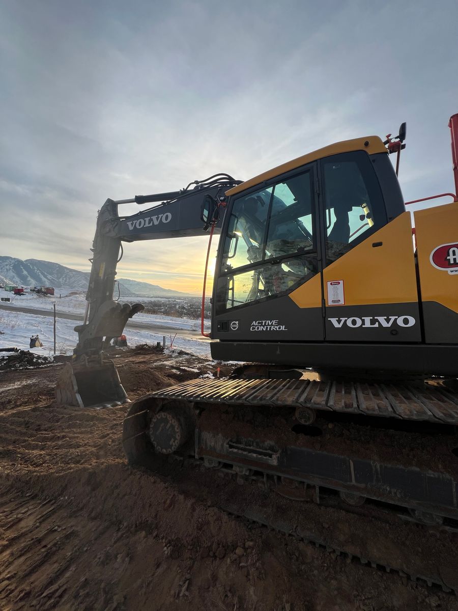 Site Preparation for Premier Rockwall & Excavating in Utah County, UT