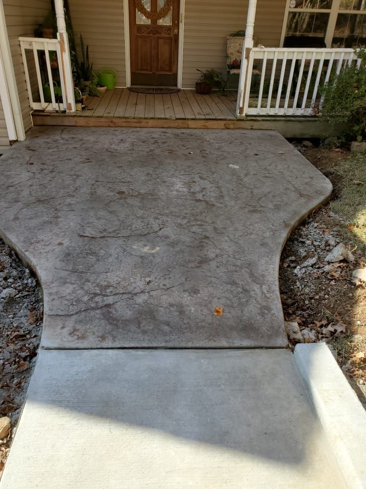 Stamped Concrete Installation for Sullivan Concrete in Kingston Springs, TN