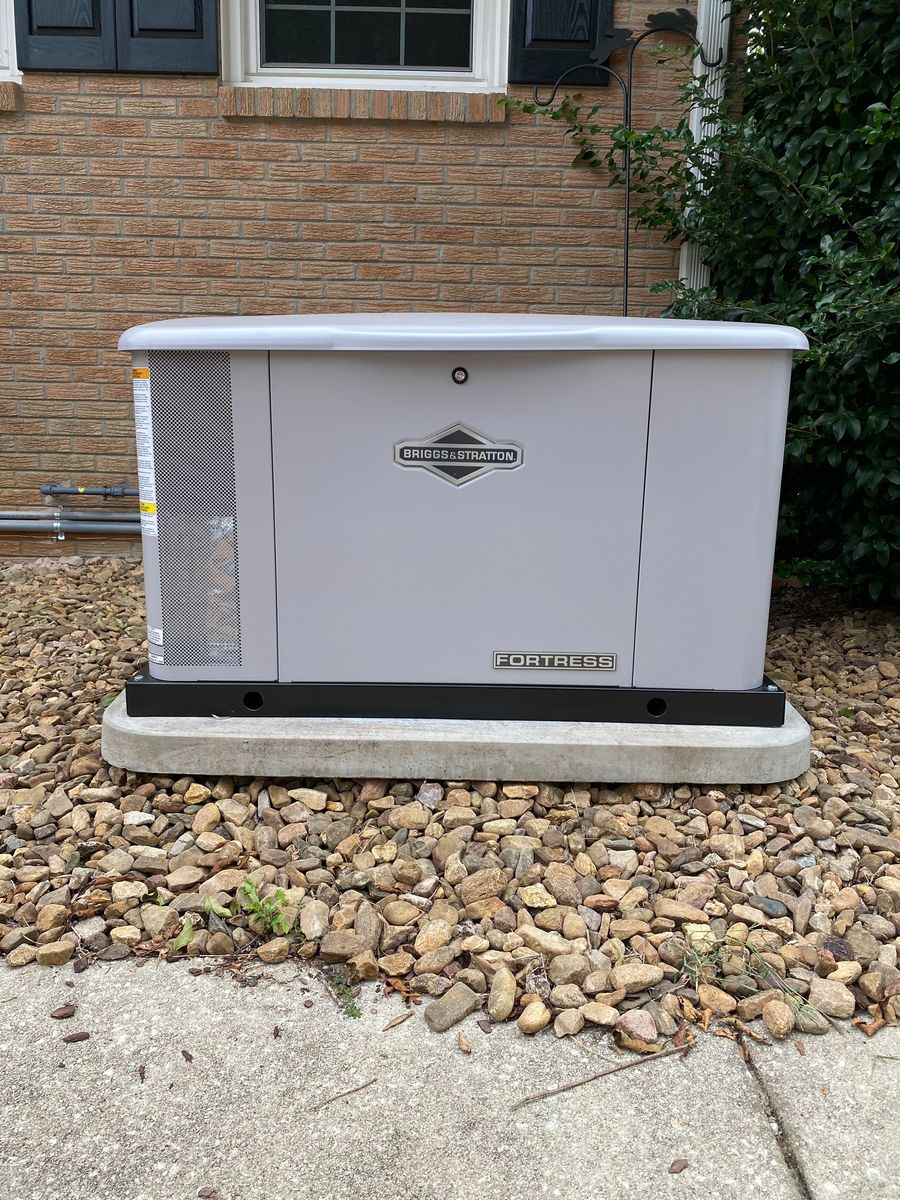 Generac Generators Install for Electrical Power Design in Concord, NC