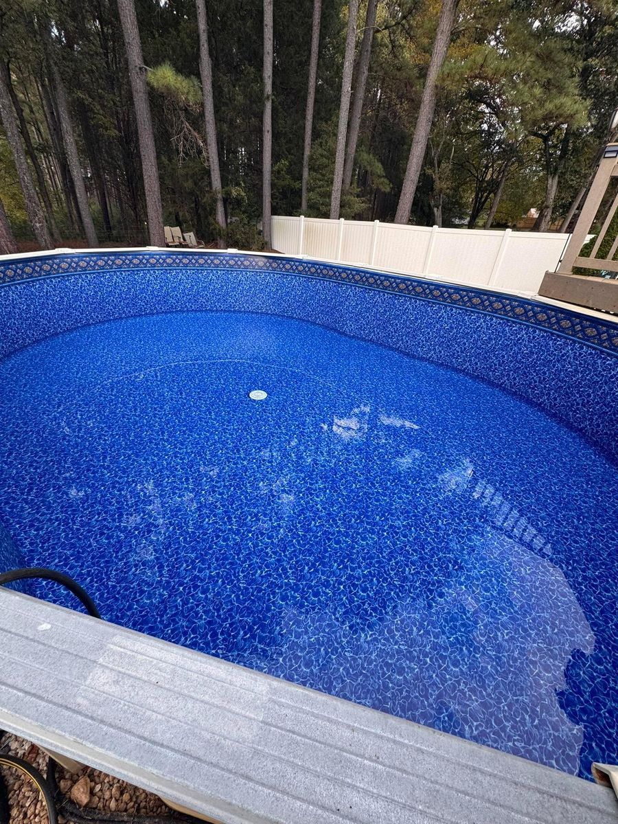 Inground Swimming Pool Builds for Passmore Construction LLC in Dallas, NC