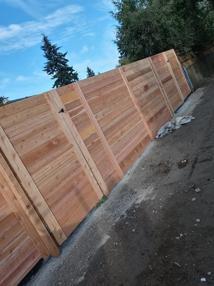 Fence Installation for Custom Gates Welding, LLC. in Auburn, WA