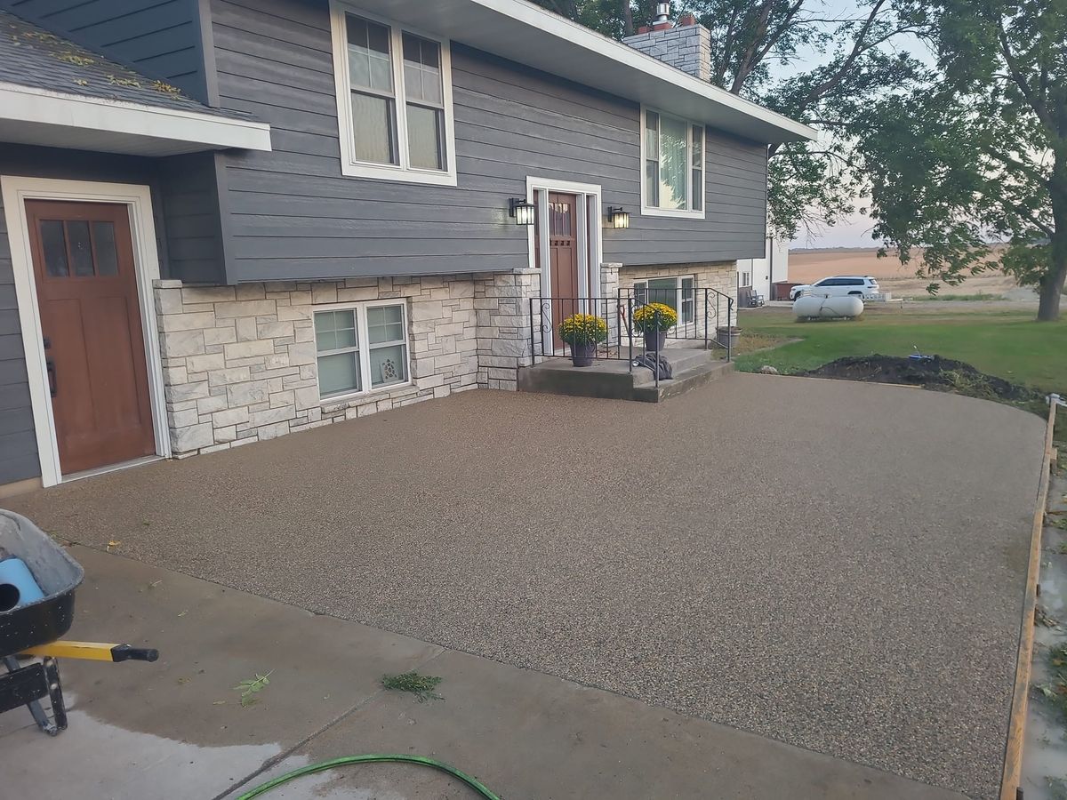 Concrete Slab Construction for Cousins Construction in Murdock, MN