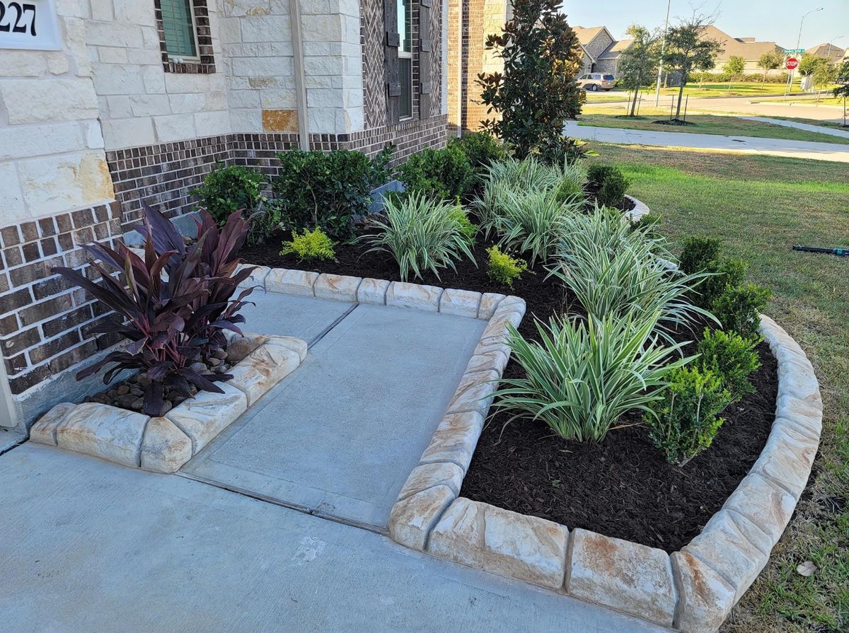 Landscaping for Texas Curb N Borders in Houston, TX