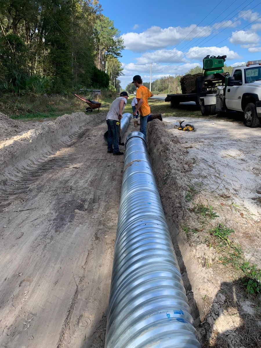 Sewer & Water Lines for Wilson’s Excavation & Land Clearing in Greenville, FL