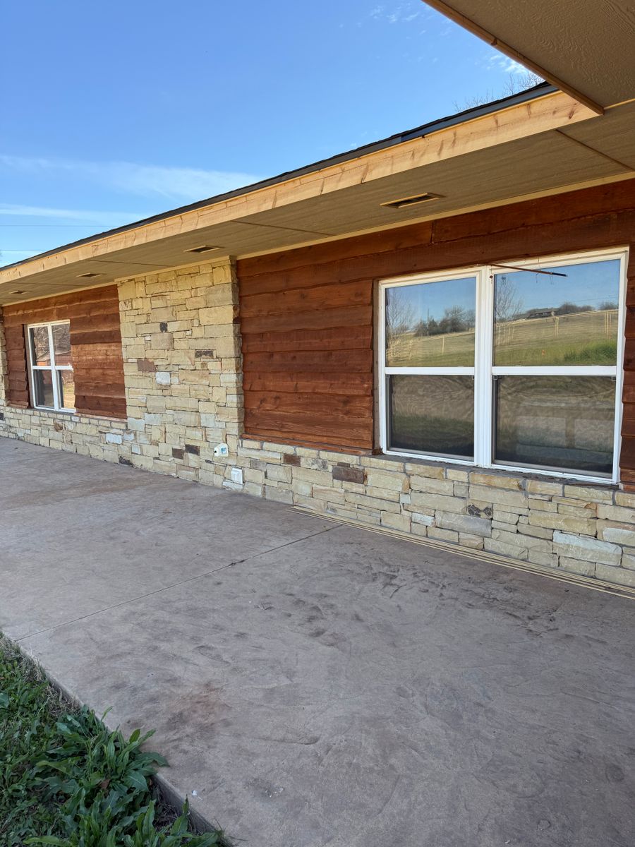 Siding for Triple C Improvements in Carnegie, OK