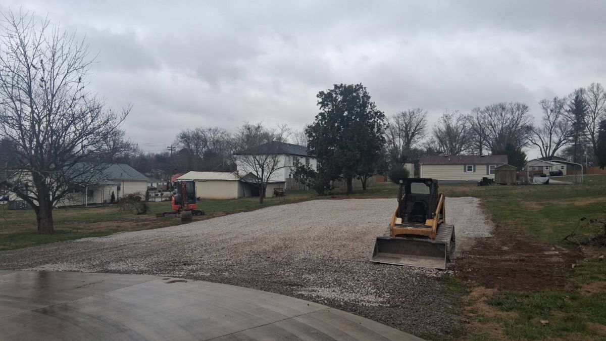 Grading and Leveling for Willetts Excavation & Septic in McMinnville, TN