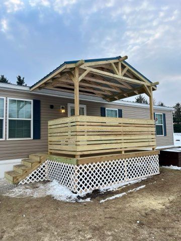 Porch, Decks and Home Editions for Bishop’s Property Maintenance in Franklin, VT