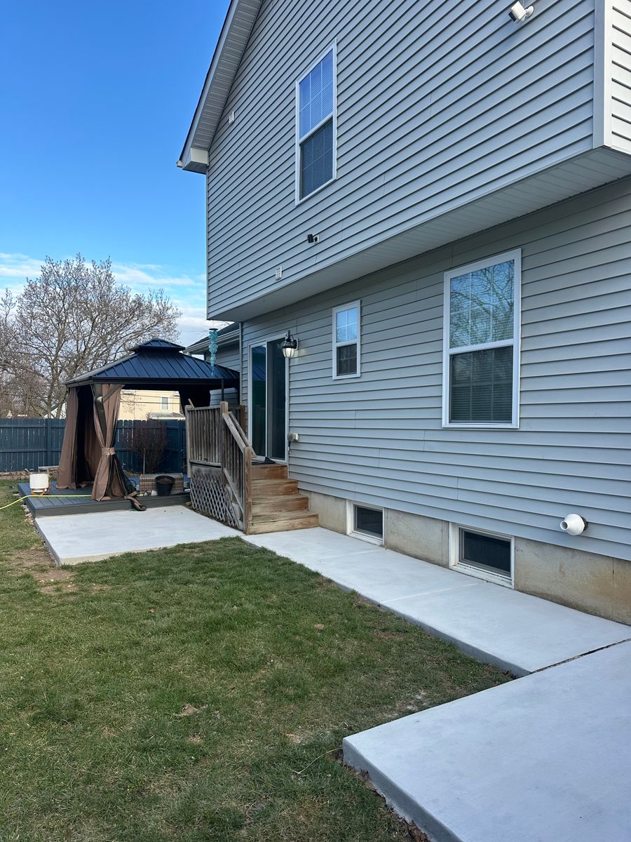 Sidewalk Installation for GV Concrete LLC in Cherry Hill Township, NJ