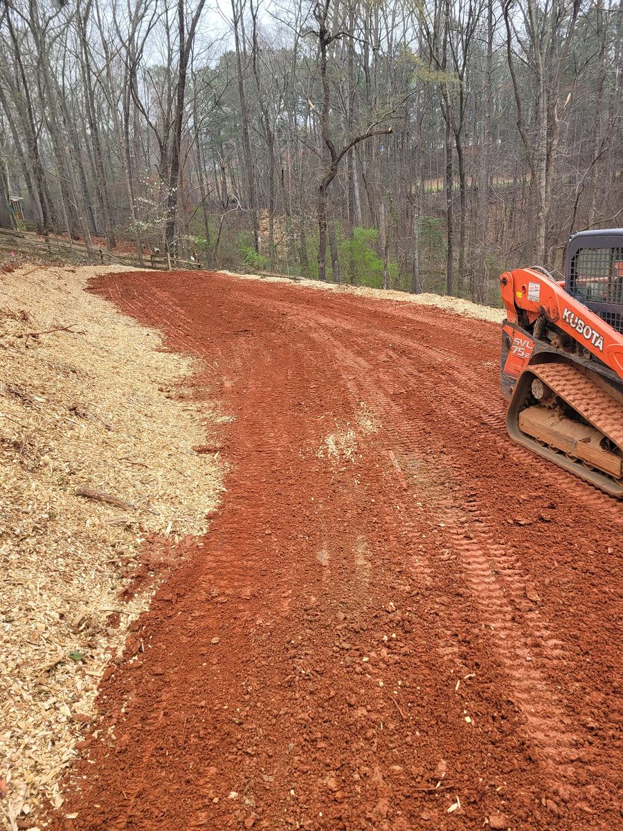 Land Grading for Bobcat Bob in Clermont, GA