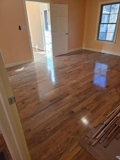 Refinishing hardwood flooring for Jason Tench Flooring LLC in Richmond, VA