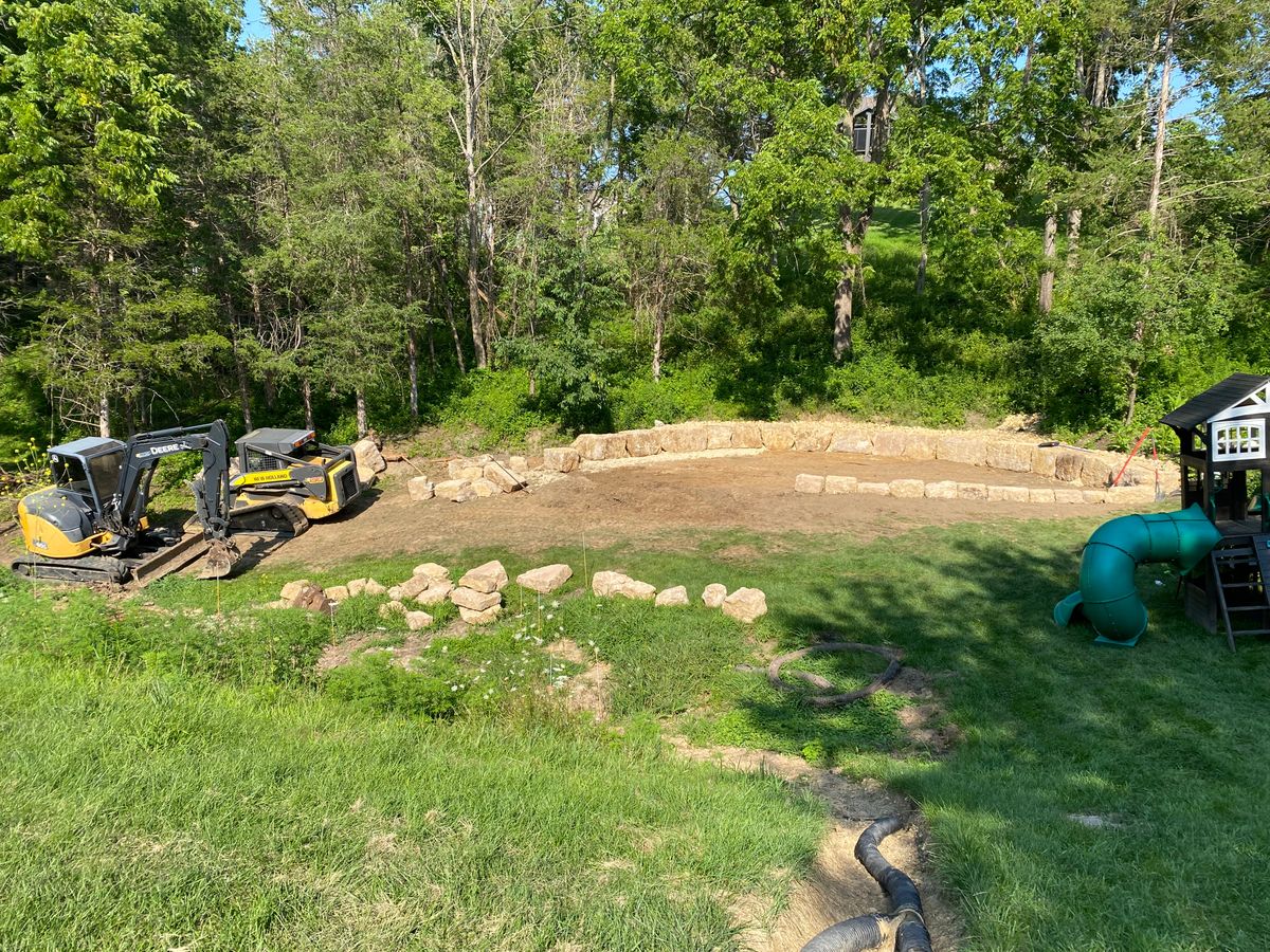 Retaining Walls for TDC Excavating in Dubuque, IA