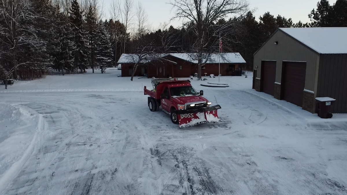 Snow Plowing for BRO Property Services in Bemidji, MN