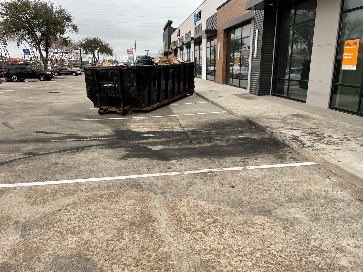 Parking Lot Cleaning for Power Pressure Wash in Houston, TX