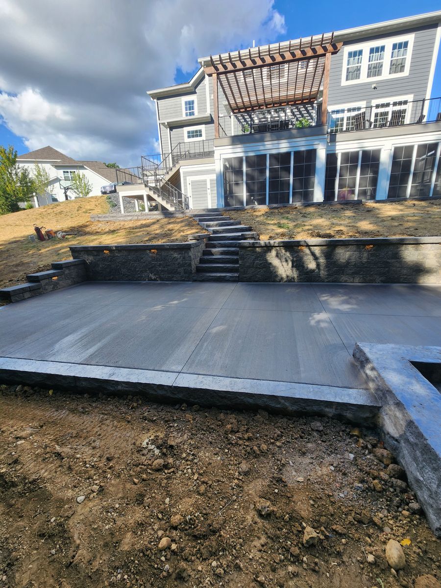 Patio Design & Installation for New Edge Concrete in Mount Vernon, OH