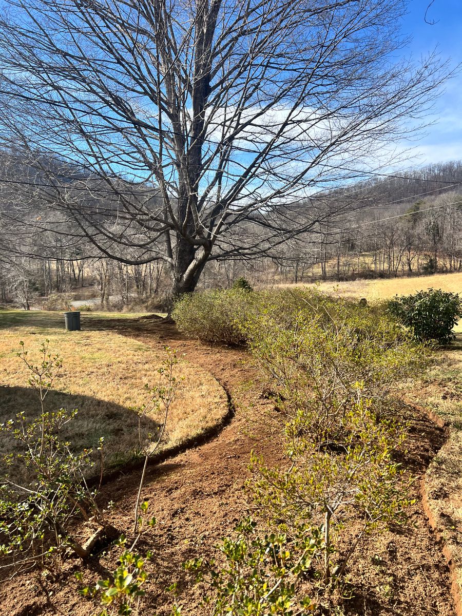 Mulch Installation for Valencia’s Lawncare in Charlottesville, VA