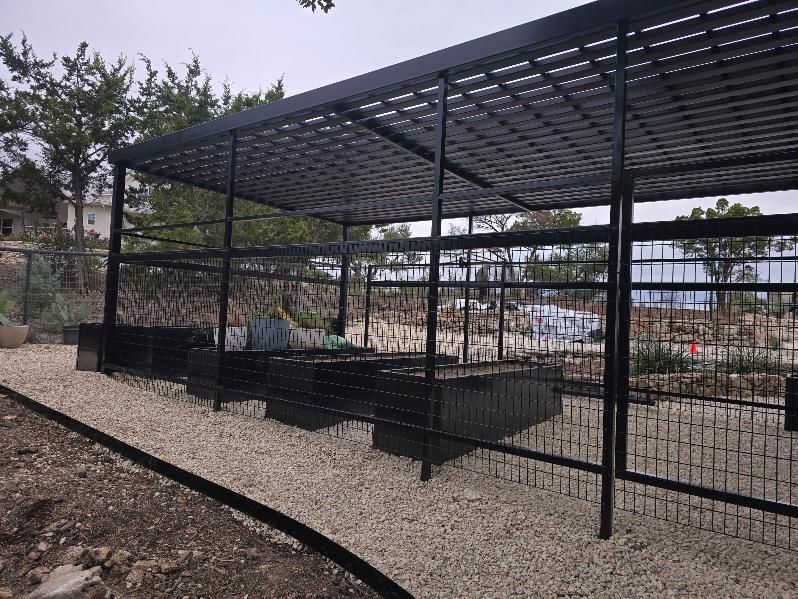 Hardscape Installation for N. B. Fence & Landscape in New Braunfels, TX