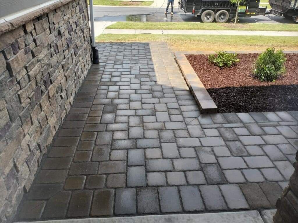 Paver Patio outdoor living design & build for Lawn & Order Solution  in Waxhaw, NC