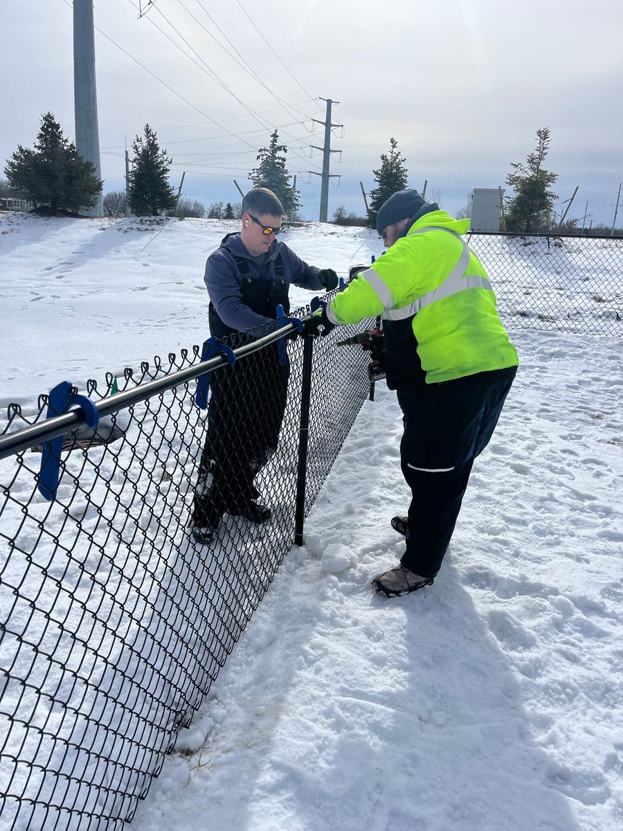 Fence Installation for TMF Services in Lapeer County, MI
