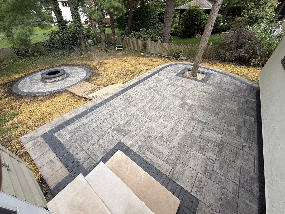 Hardscape Installation for N8 Landscaping in Amanda, OH