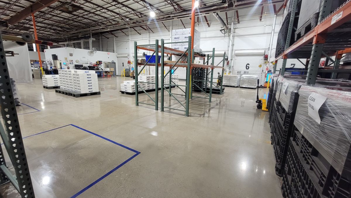 Polished Concrete for Not Just Concrete in Albuquerque, NM