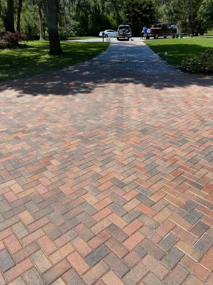 Paver Repair for Fafa's Omega Brick Pavers in Lakeland, FL