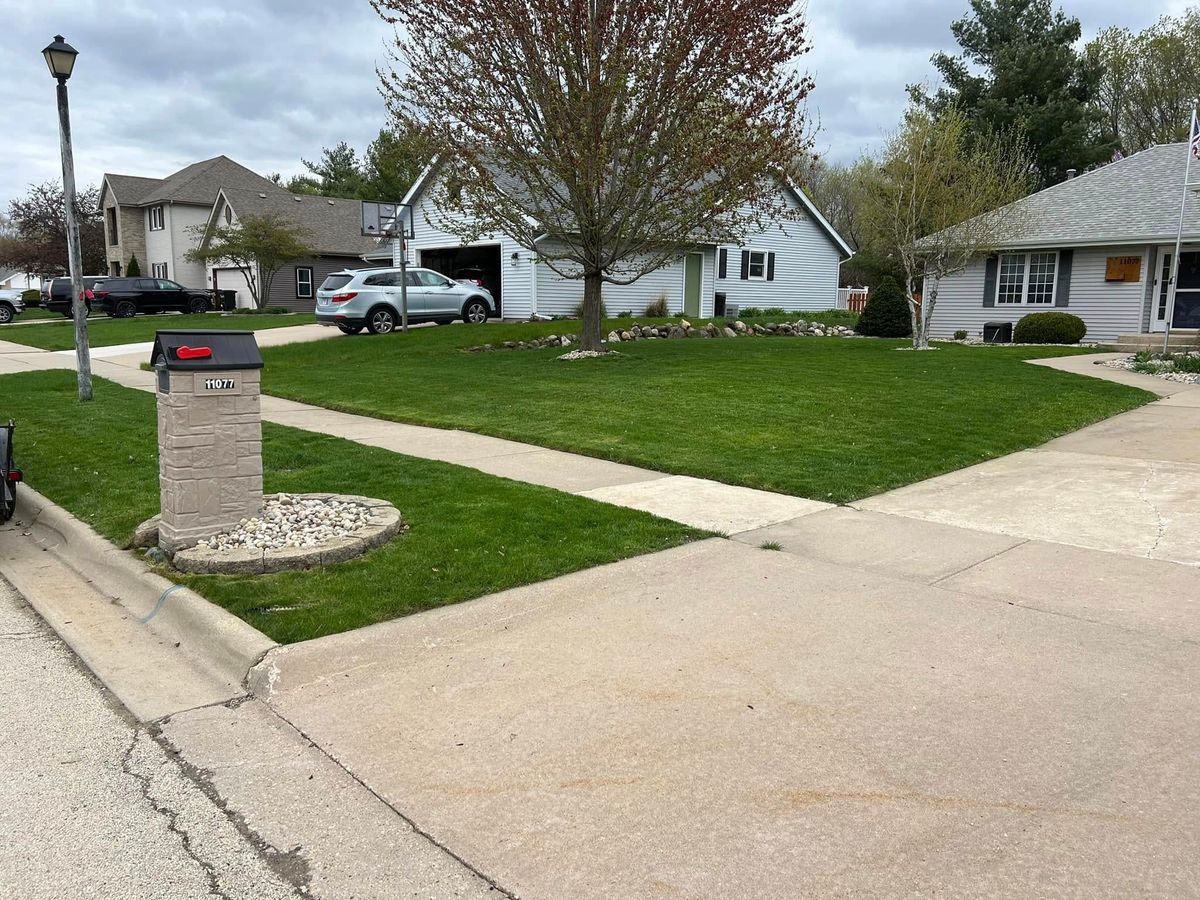 Mowing for Cena Landscaping in Rockford, IL