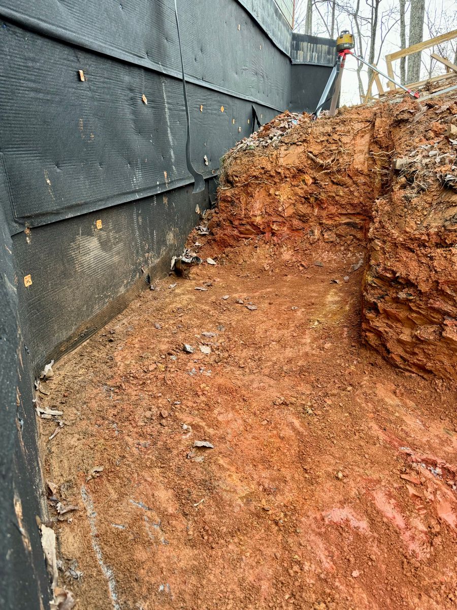 Foundation Excavation for Grayson Groundworks in Sevierville, TN
